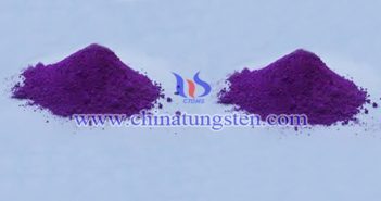 Doped Violet Tungsten Oxide doped violet tungsten oxide picture
