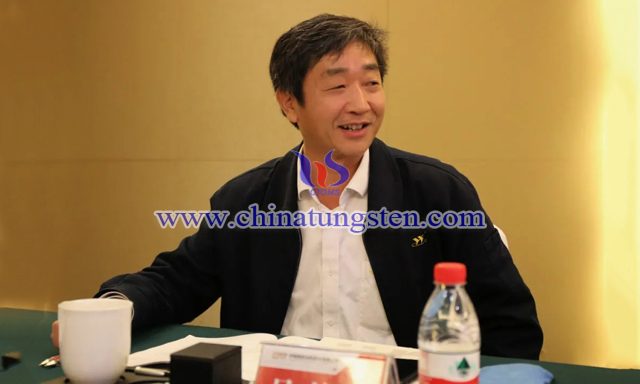 廈門鎢業(yè)總裁、中國鎢協(xié)副會長吳高潮